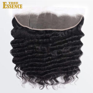 14-20 Inch 13" x 4" HD Body Wavy Free Parted Frontal #1B Natural Black