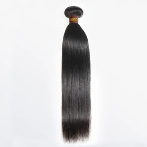 10-36 Inch Straight Virgin Malasian Hair #1B Natural Black